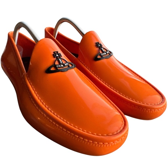 Vivienne Westwood Men's Orange Loafers - Picture 2 of 10